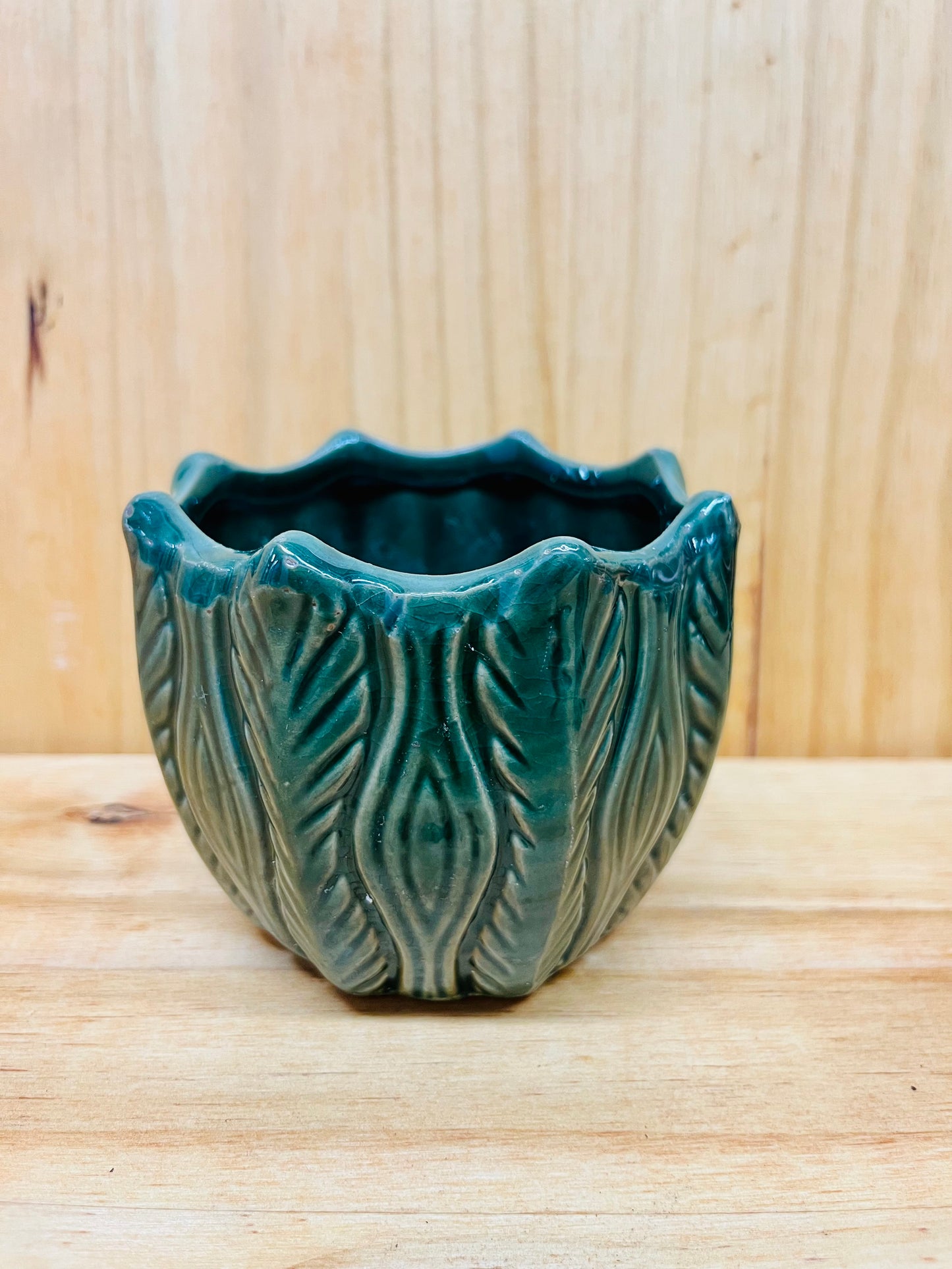 Lucky Bamboo Ceramic Vase