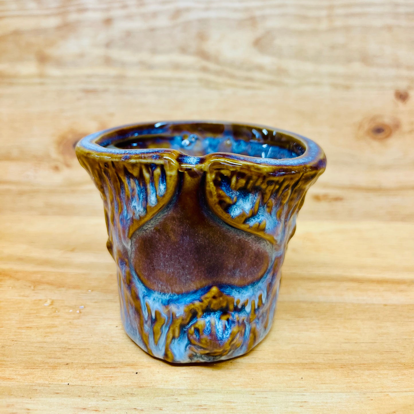 Wood Design Vase For Lucky Bamboo