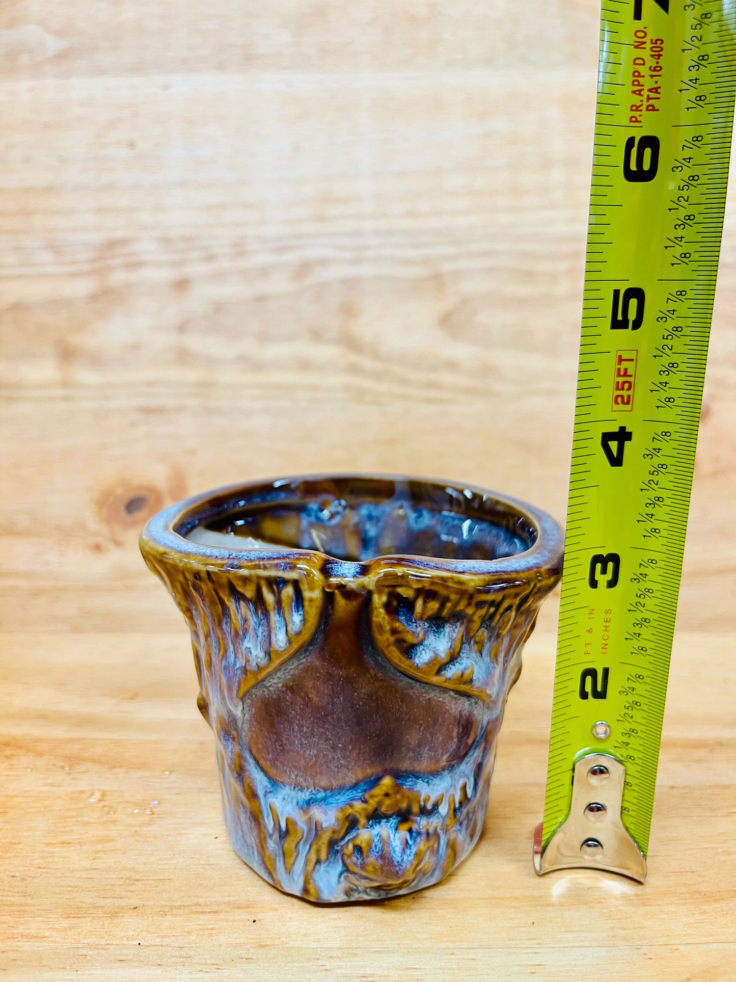 Wood Design Vase For Lucky Bamboo