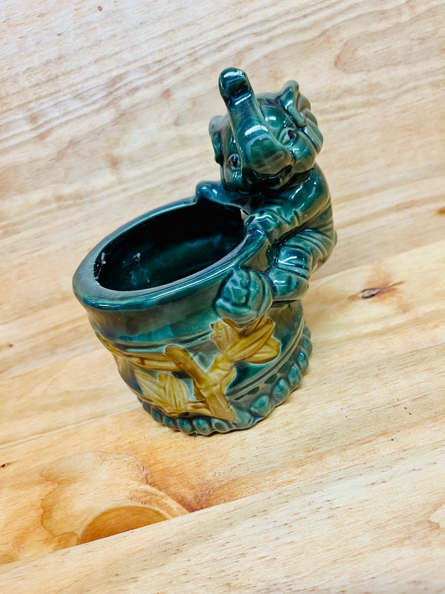 Happy Elephant Vase For Lucky Bamboo
