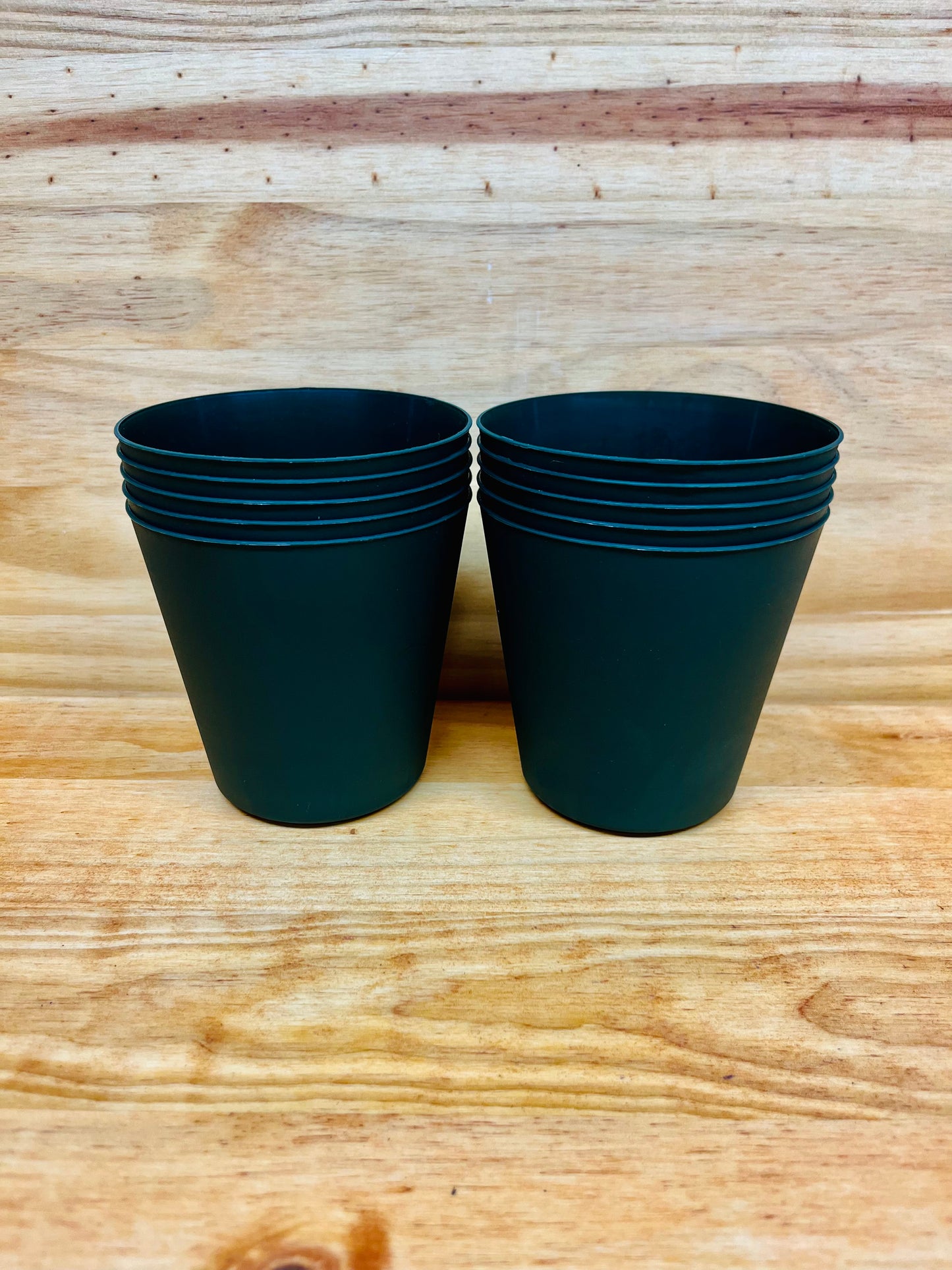 Green Cover Pots 10 Pack - Fits 4” Potted Plants