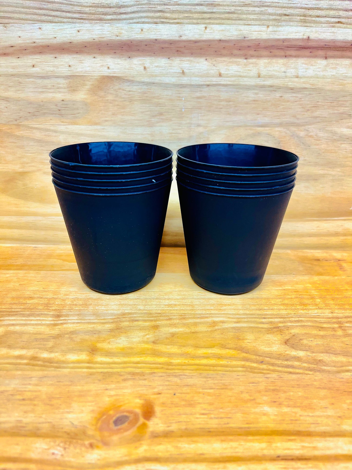 Black Cover Pots 10 Pack - Fits 4” Potted Plants