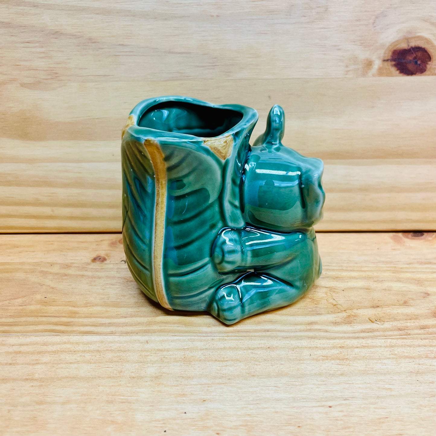 Lucky Bamboo Ceramic Vase Elephant