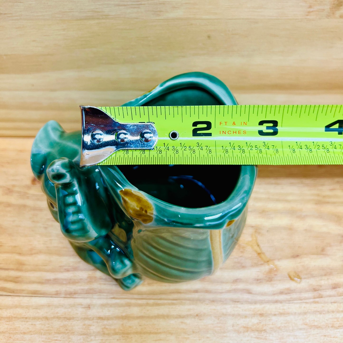 Lucky Bamboo Ceramic Vase Elephant