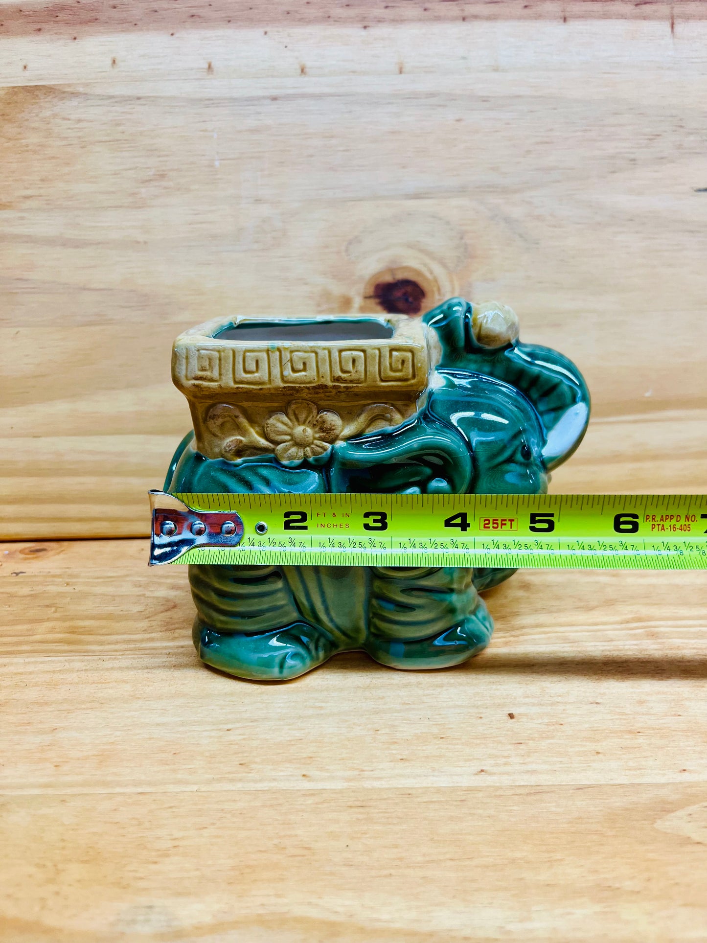Standing Elephant Vase For Lucky Bamboo