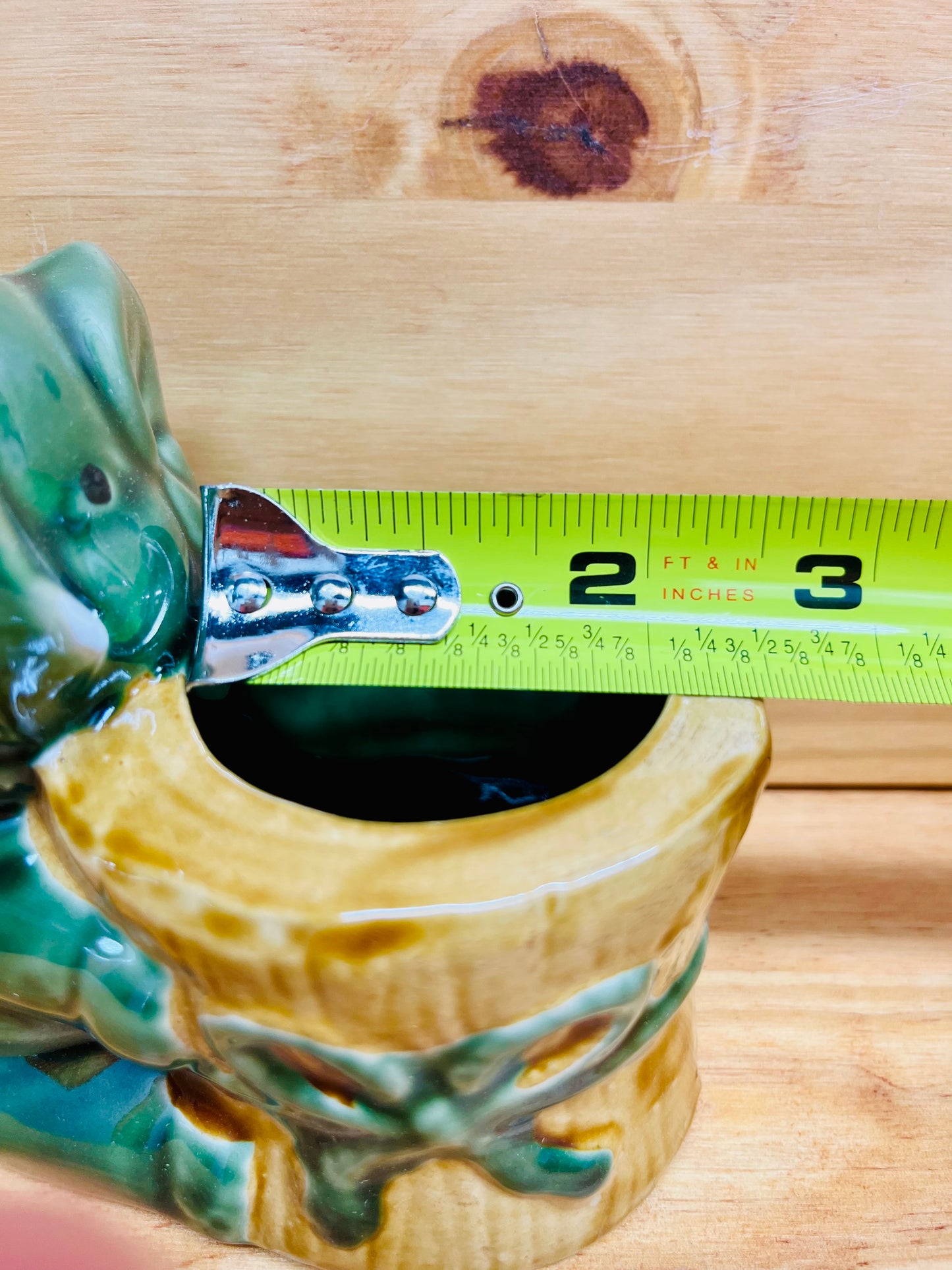 Happy Elephant Vase with Bow For Lucky Bamboo