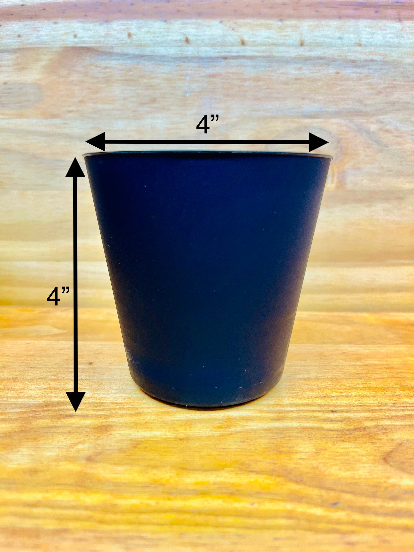 plastic pot covers for plants Black Cover Pots 10 Pack - Fits 4” Potted Plants – Houseplants New York LLC